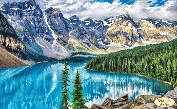 Kralen borduurset "Moraine Meer"