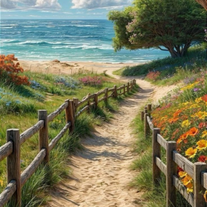 Borduurpakket Pad naar Zee