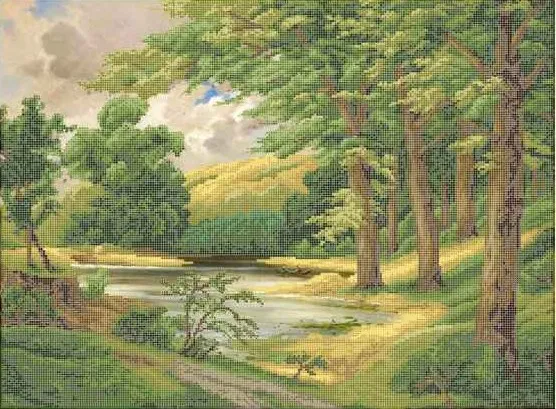 Kralen borduurset "Bosmeer"
