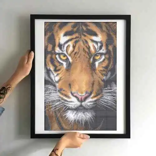 Kralen borduurset "Tijger" - Afbeelding 2