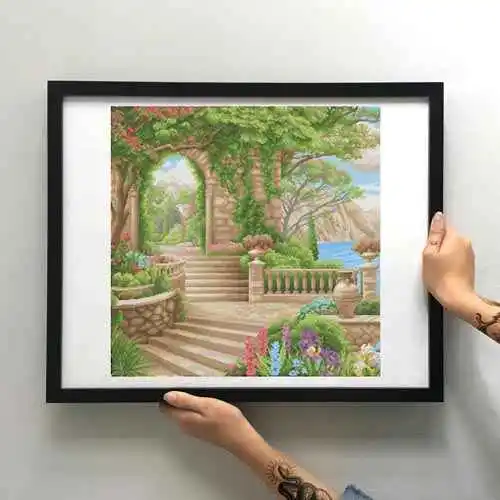 Kralen borduurset "Magic Lagoon 1" - Afbeelding 2
