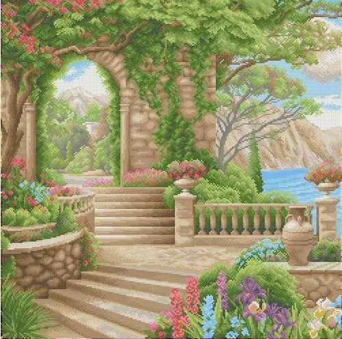 Kralen borduurset "Magic Lagoon 1"