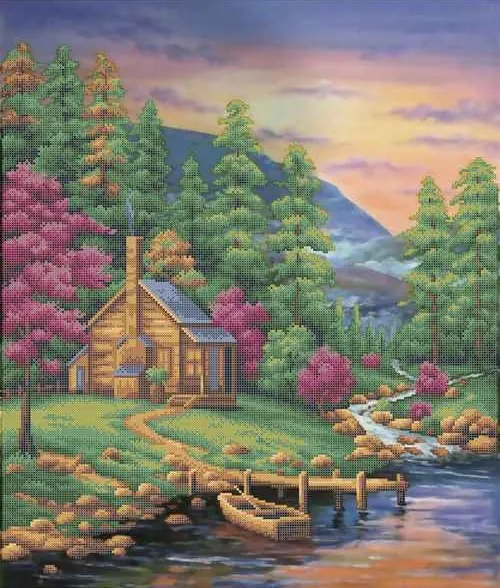 Kralen borduurset "Forest peace" - Afbeelding 3
