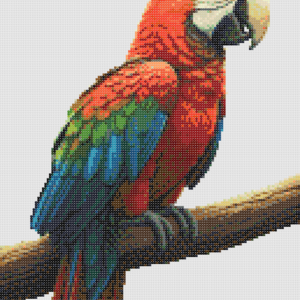 Borduurpakket Bonte Papegaai