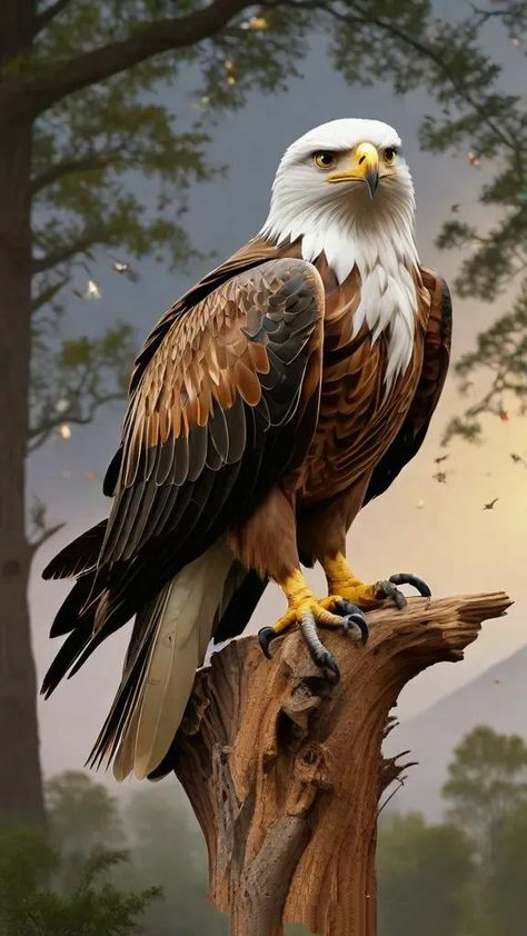 Borduurpakket “Adelaar op de stronk" - Afbeelding 2