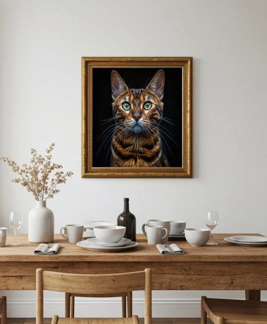 Borduurpakket Bengaalse Kat - Afbeelding 2