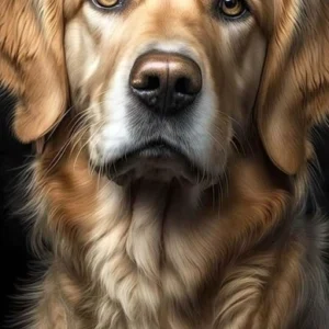 Borduurpakket Golden Retriever