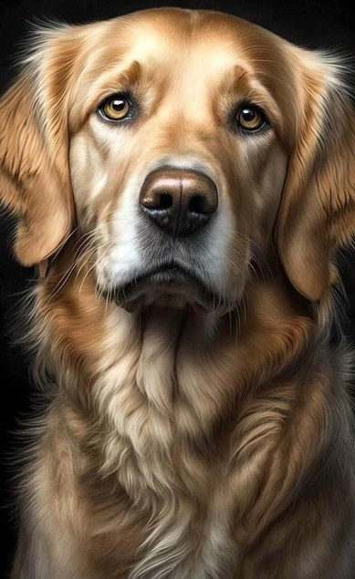 Borduurpakket Golden Retriever