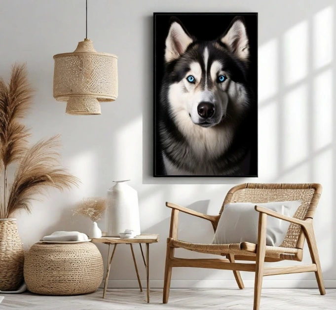 Borduurpakket Husky - Afbeelding 3