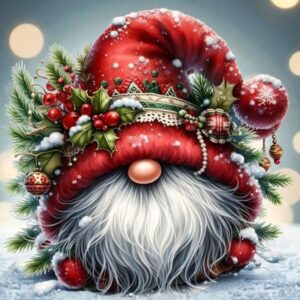 Borduurpakket Kerst Kabouter