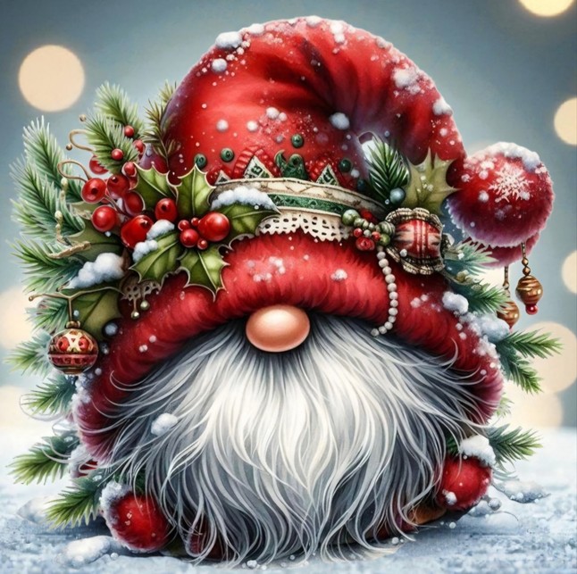 Borduurpakket Kerst Kabouter