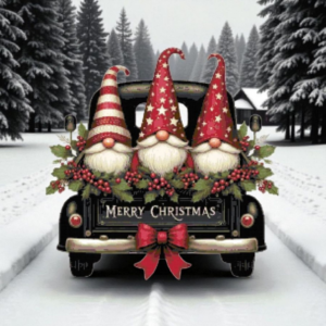 Borduurpakket Kerst Kabouters