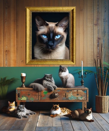 Borduurpakket Siamees - Afbeelding 2