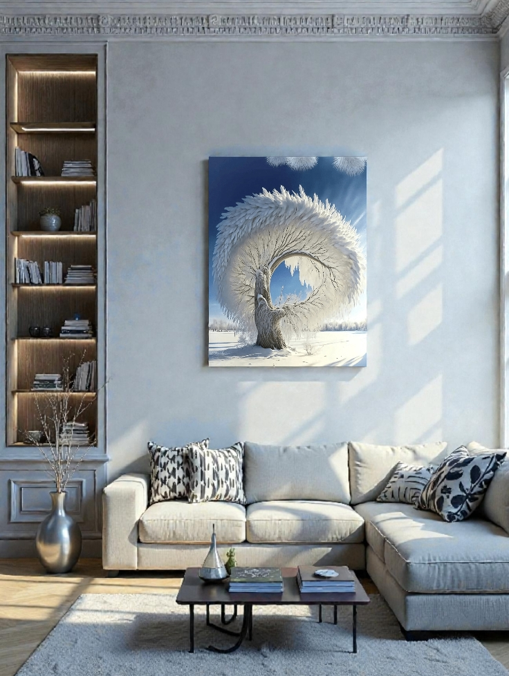 Borduurpakket “Sneeuwboom" - Afbeelding 2