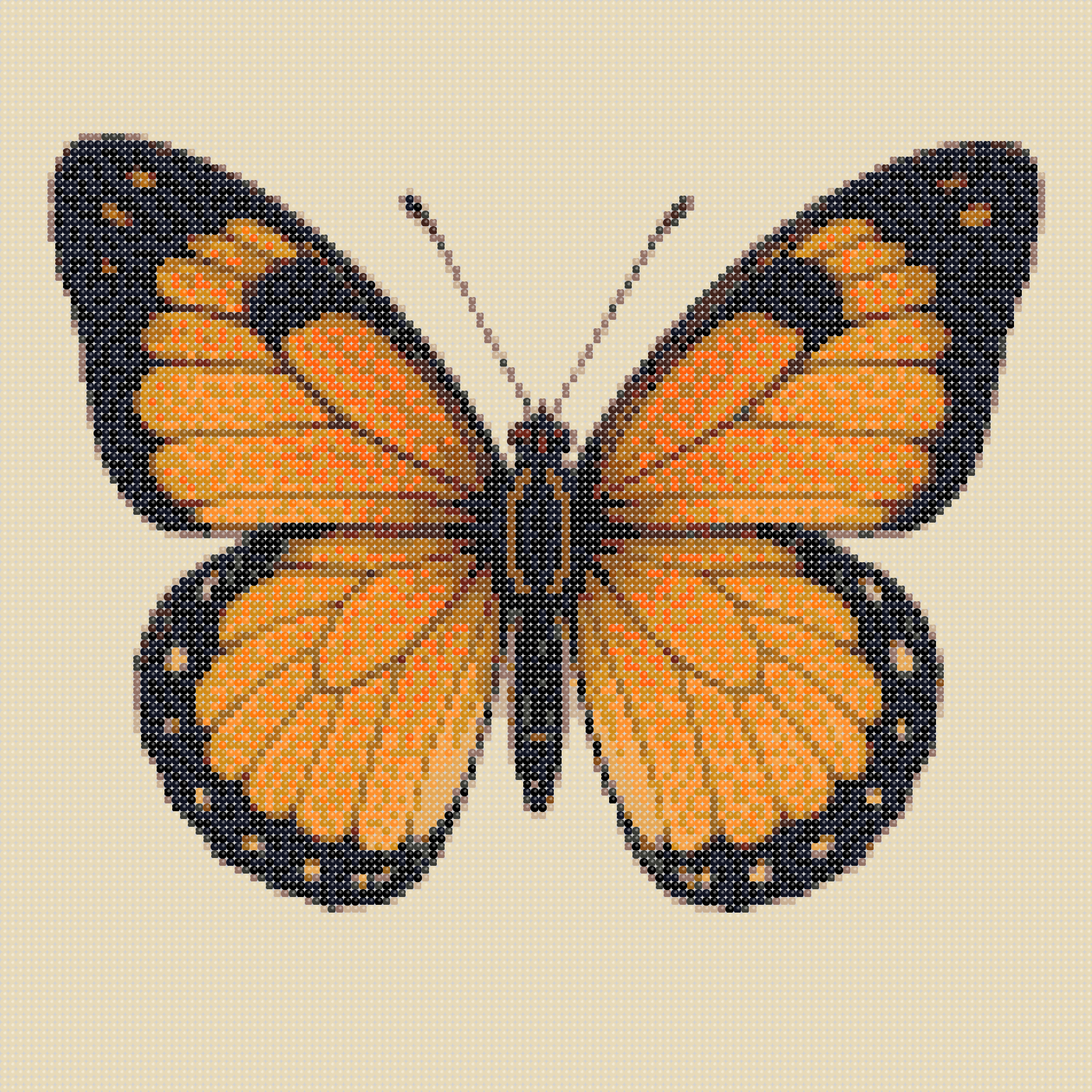 Borduurpakket Kleine Vlinder - Afbeelding 2