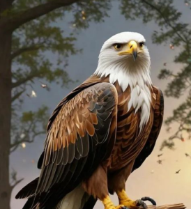 Borduurpakket “Adelaar op de stronk"