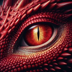 Borduurpakket “Dragons Eye Red"