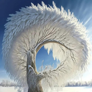 Borduurpakket “Sneeuwboom"