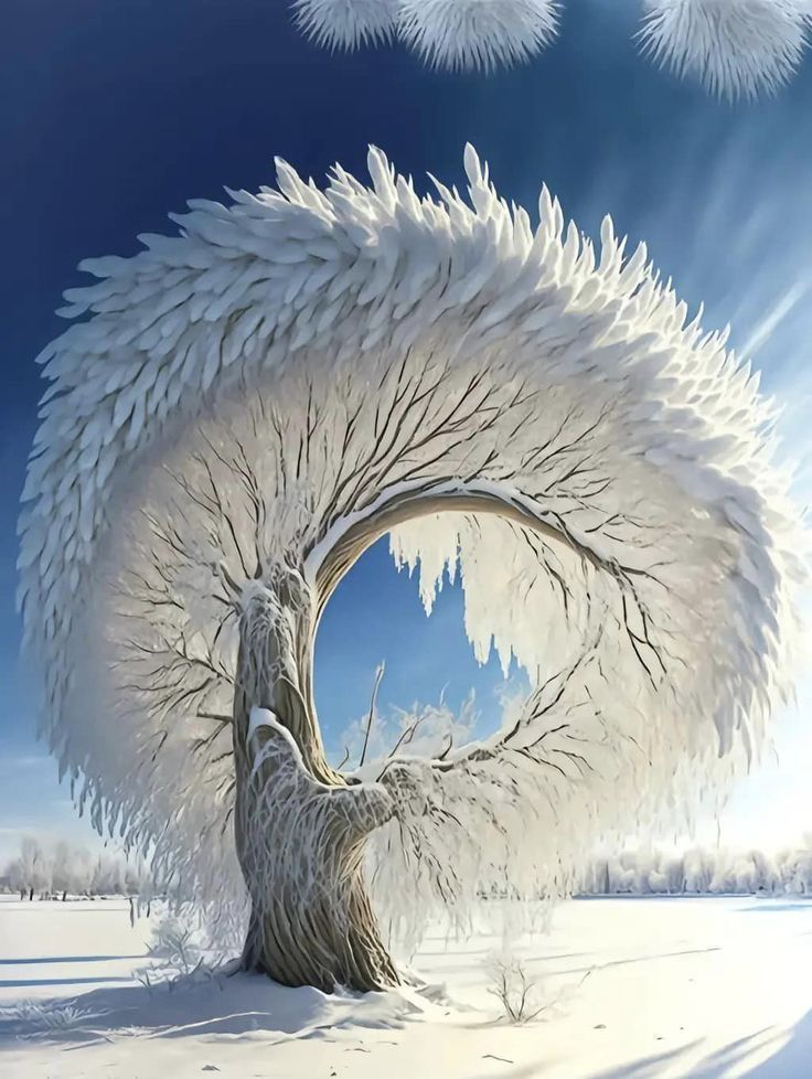 Borduurpakket “Sneeuwboom"