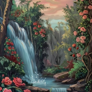 Borduurpakket “Rozenparadijs"