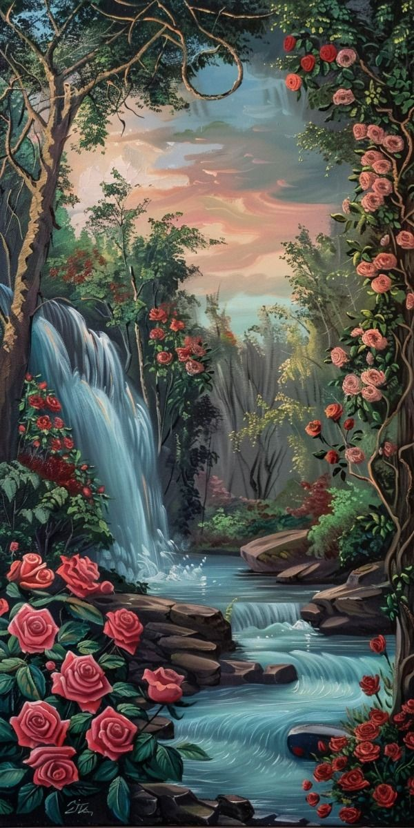 Borduurpakket “Rozenparadijs"