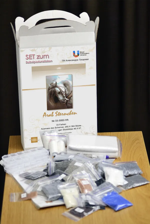 Borduurpakket Arabisch Sterrenpaard - Afbeelding 2