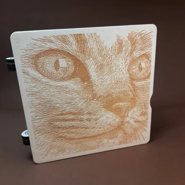 Houten kralen organizer "Poes"