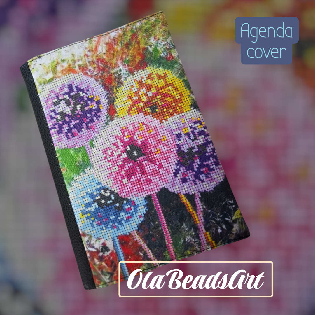 Agenda Cover Kleurrijke Paardenbloemen