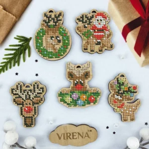Houten hangers Kerst 2