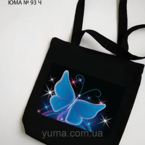 Handtas met borduurpatroon Vlinder