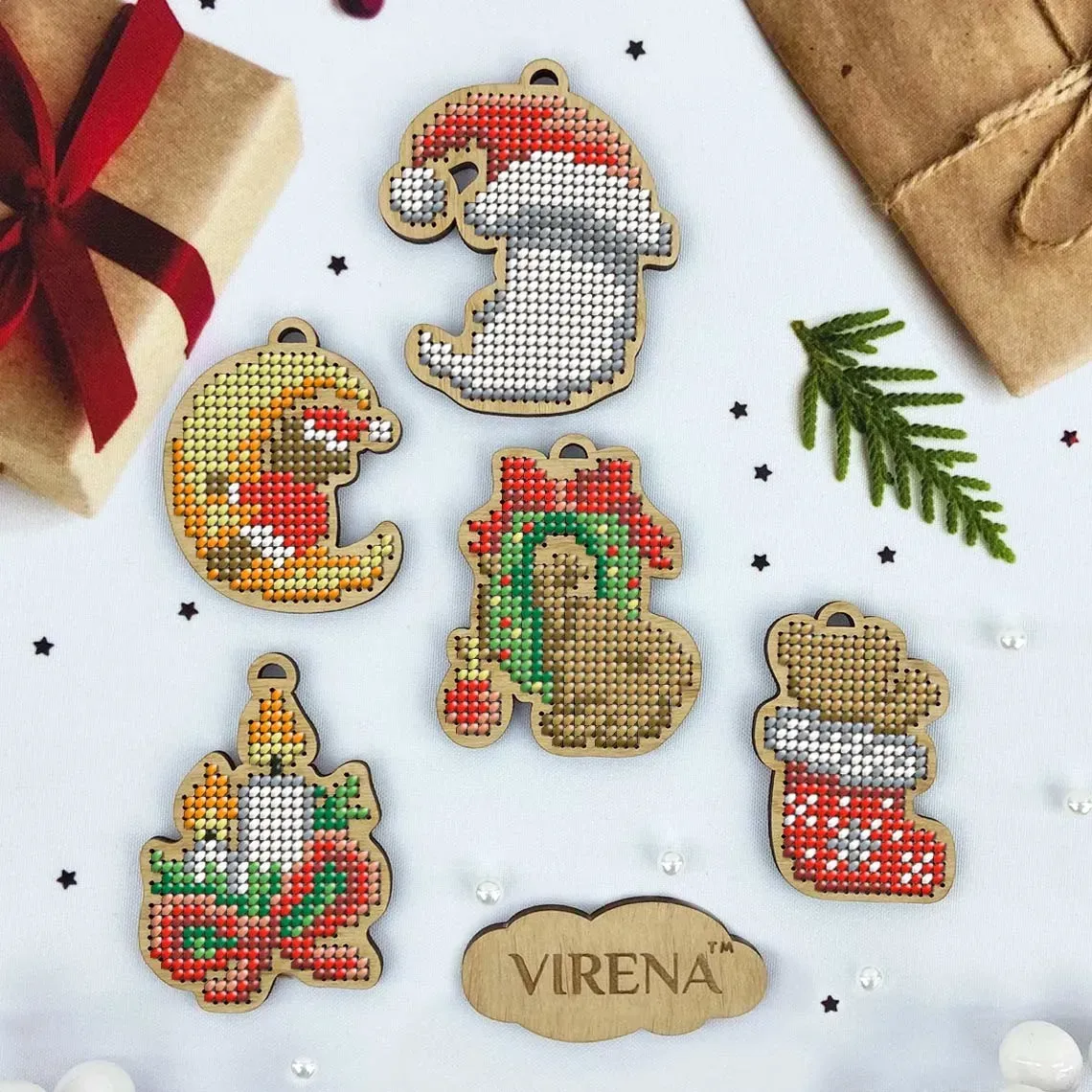 Houten hangers Kerst - Afbeelding 3