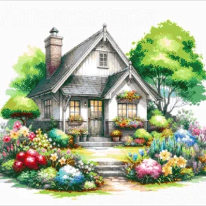 Kralen borduurpakket "Cozy Corner”