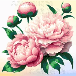 Kralen borduurpakket "Roze Bewondering”