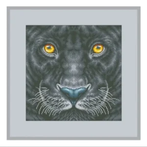 Kralen borduurpakket "Zwarte Panter"