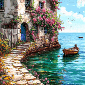 Borduurpakket “Rustige Kade"