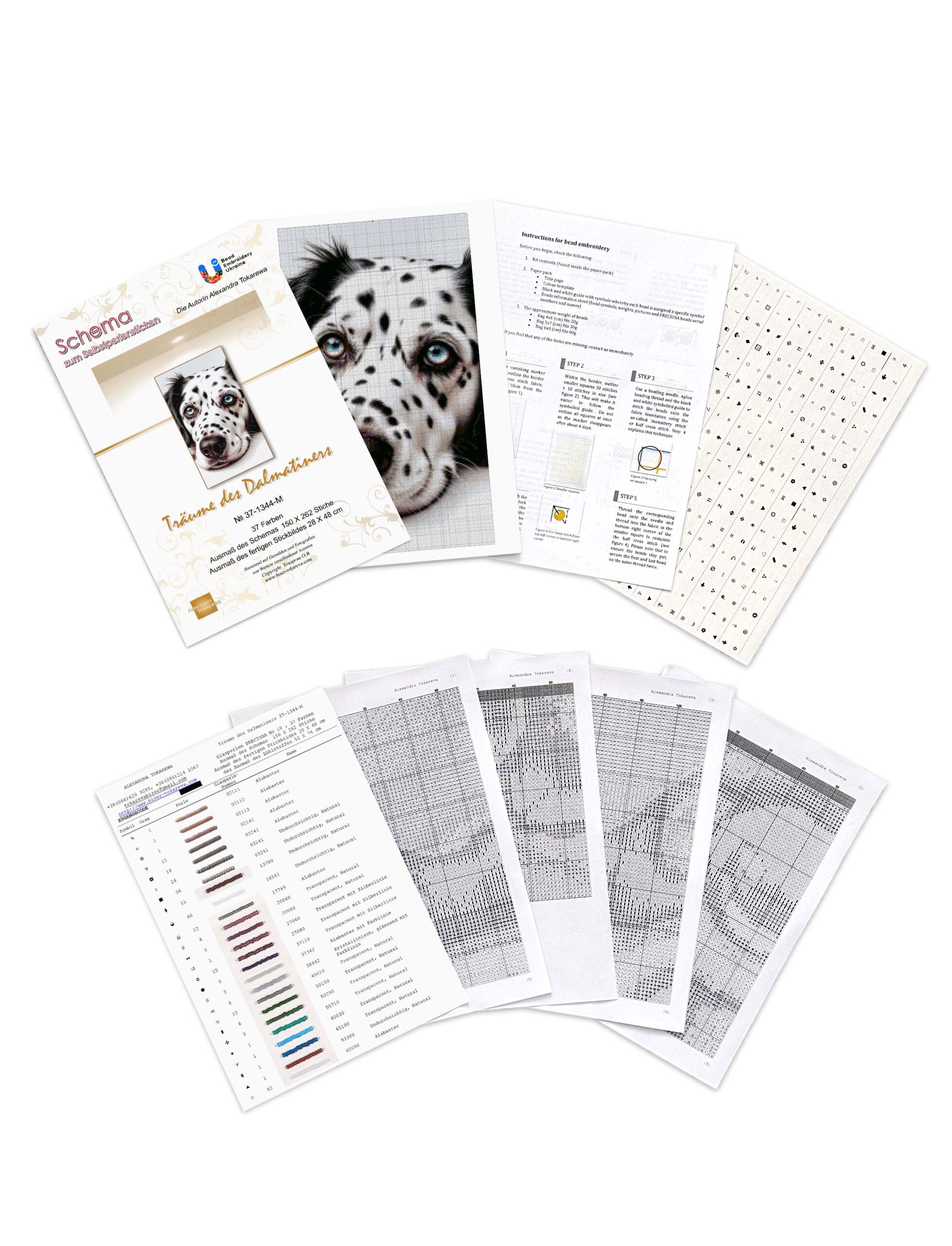 Borduurpakket “Dromen van de Dalmatiër" - Afbeelding 4