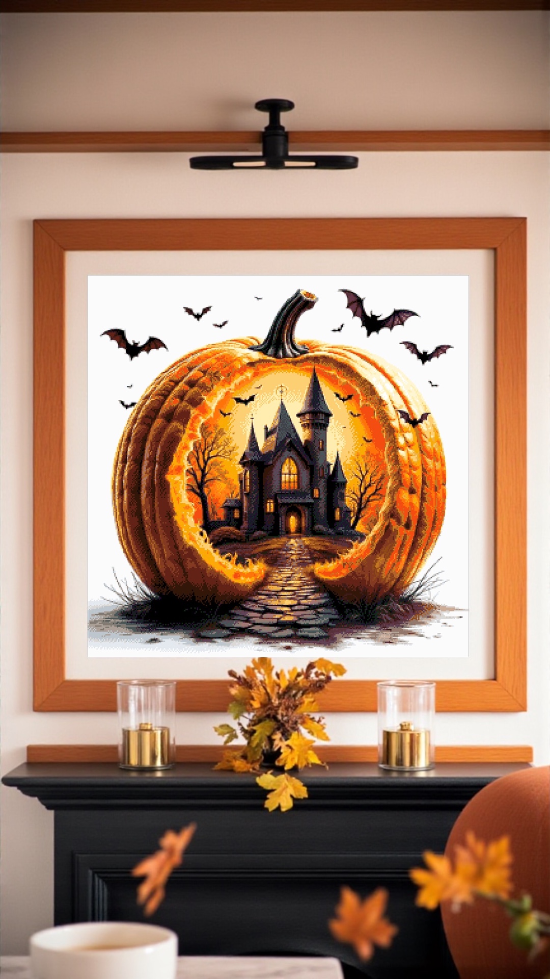 Borduurpakket “Halloween Kasteel" - Afbeelding 5