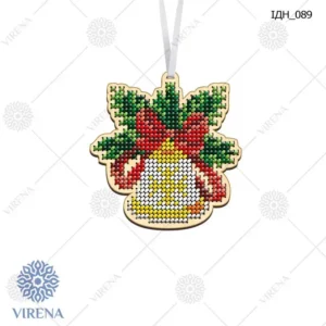 Houten figuur Kerstklokje