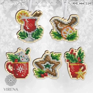 Houten hangers Kerst 4
