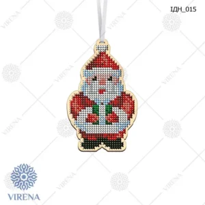 Houten figuur Kerstman