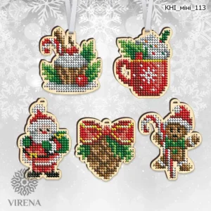 Houten hangers Kerst 5
