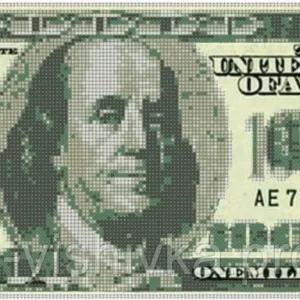 Kralen borduurpakket "1 Million Dollars"
