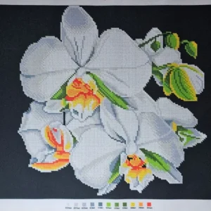 Kralen borduurset "Orchideeën"
