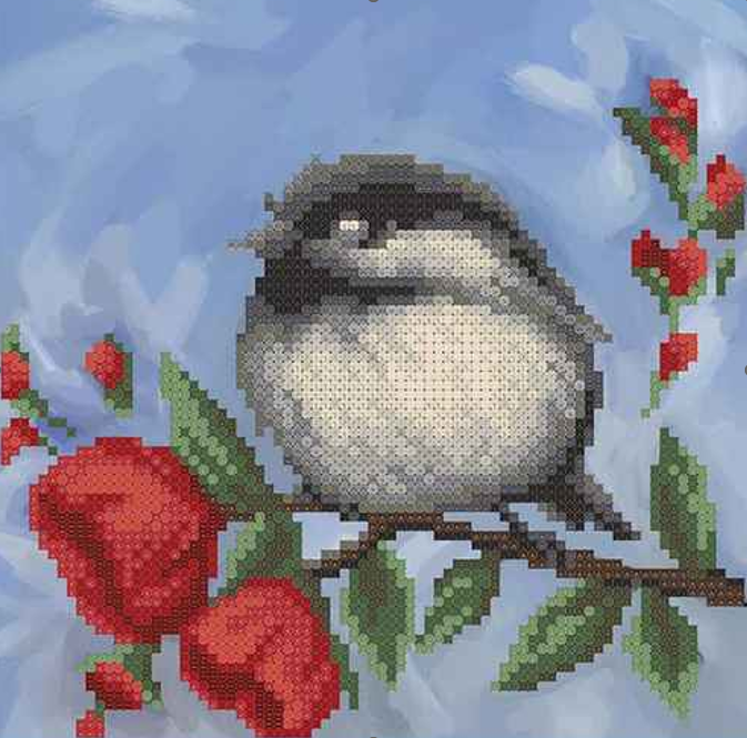 Borduurpakket Kleine vogel 2