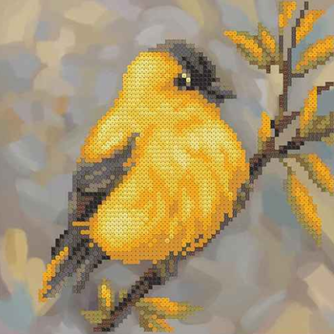 Borduurpakket Kleine vogel 7