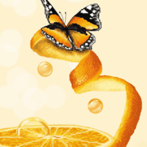 Kralen borduurpakket "Goud Oranje"