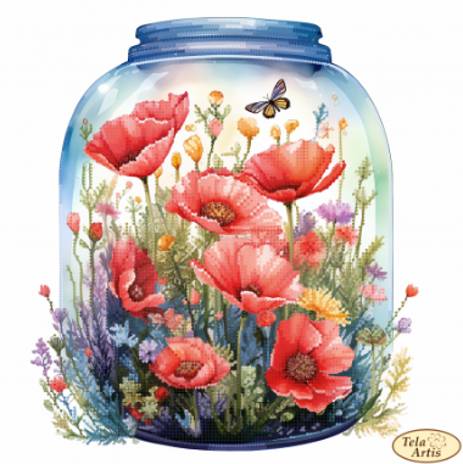 Borduurpakket Zomer bij Banzi