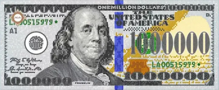 Borduurpakket 1 Million Dollars