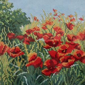 Borduurpakket Klaprozen