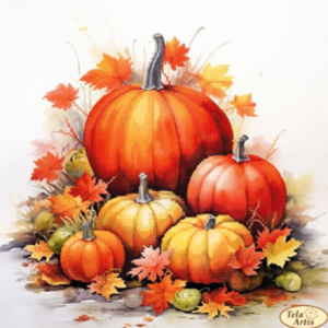 Borduurpakket Vuur pompoenen